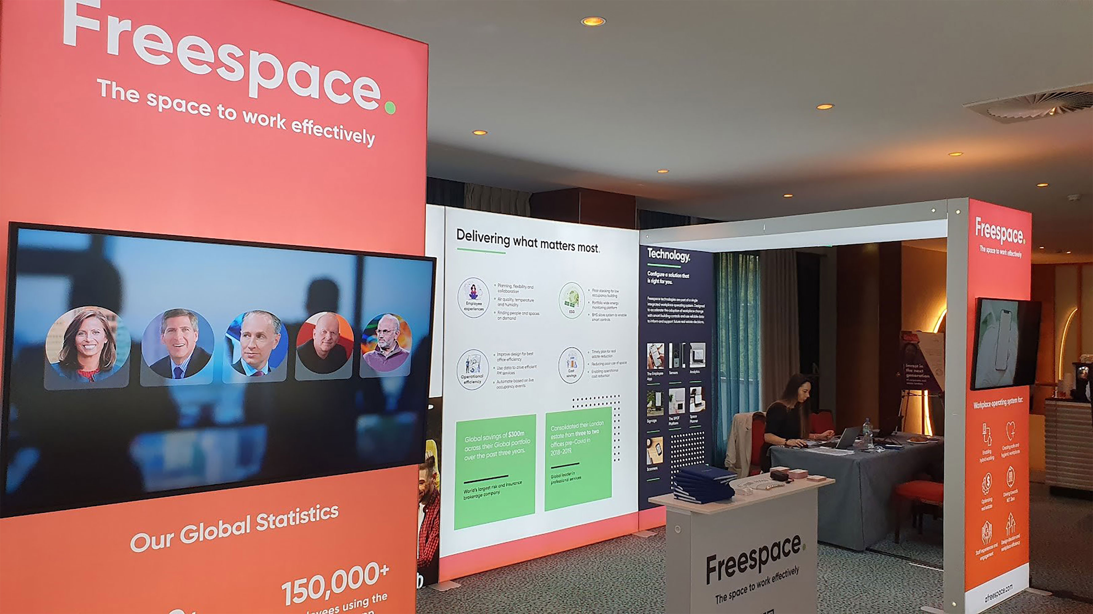 image of freespace stand